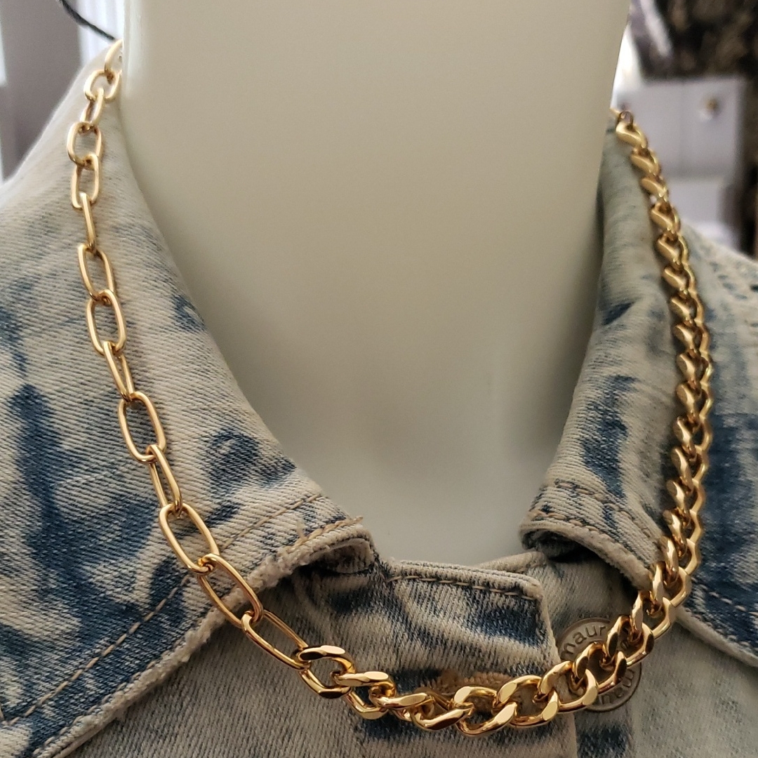 Chic Gold Chain Necklace 10$